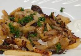 Жарим белые грибы с картошкой - рекомендации по приготовлению